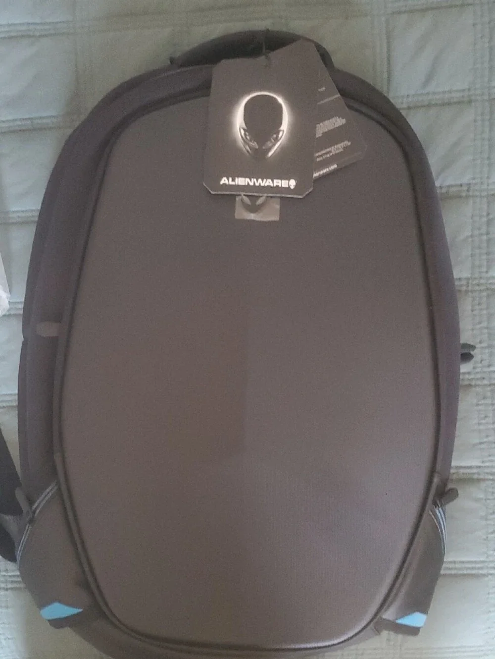 Alienware  Vindicator backpack Black Tag with White Alien Head brand new.